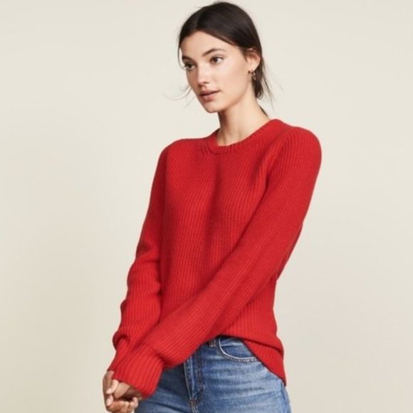 Tory Burch Red Kennedy Wool Cashmere 